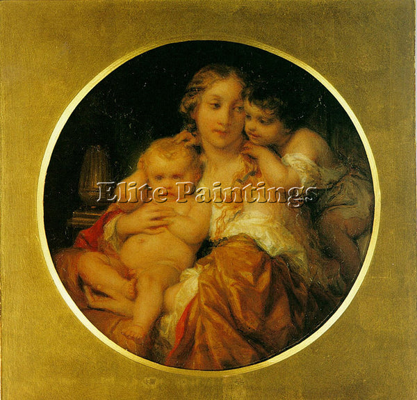 PAUL DELAROCHE MOTHER AND CHILD ARTIST PAINTING REPRODUCTION HANDMADE OIL CANVAS
