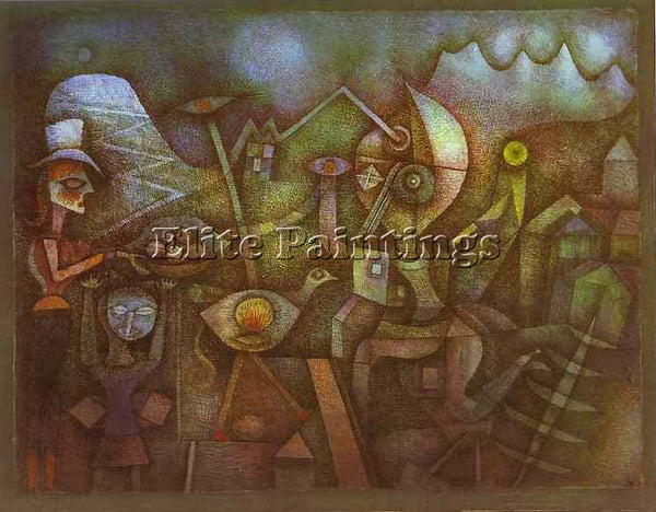 PAUL KLEE KLEE3 ARTIST PAINTING REPRODUCTION HANDMADE CANVAS REPRO WALL  DECO