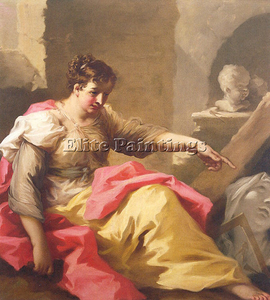 ITALIAN PELLEGRINI GIOVANNI ANTONIO ITALIAN 1675 1741 2 ARTIST PAINTING HANDMADE