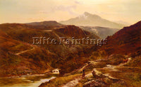 SIDNEY RICHARD PERCY MOEL SIABAB NORTH WALES ARTIST PAINTING HANDMADE OIL CANVAS
