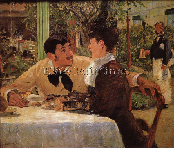 MANET PERE LATHUILLE ARTIST PAINTING REPRODUCTION HANDMADE OIL CANVAS REPRO WALL