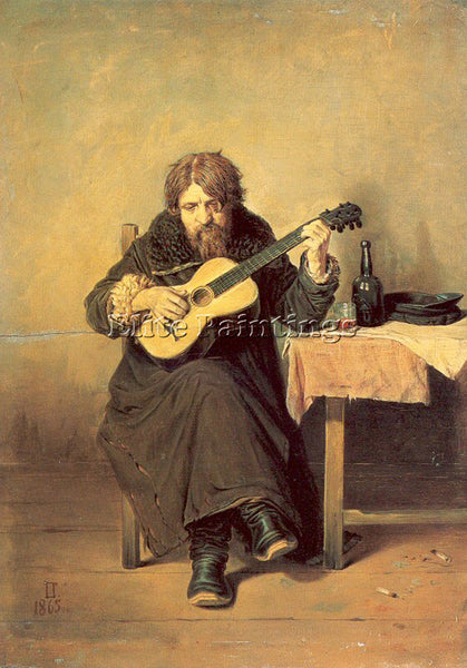 RUSSIAN PEROV VASILY RUSSIAN 1834 1882 ARTIST PAINTING REPRODUCTION HANDMADE OIL