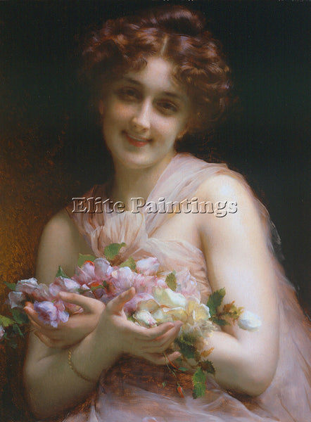 ETIENNE ADOLPHE PIOT PIOT FLOWERS ARTIST PAINTING REPRODUCTION HANDMADE OIL DECO