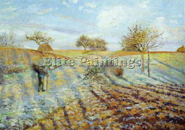 CAMILLE PISSARRO GELEE BLANCHE HOARFROST ARTIST PAINTING REPRODUCTION HANDMADE