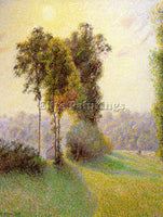 CAMILLE PISSARRO SUNSET AT ST CHARLES ERAGNY 1891 ARTIST PAINTING REPRODUCTION