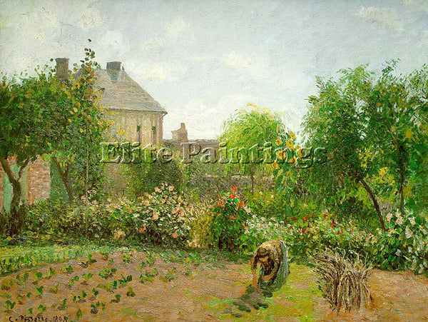 CAMILLE PISSARRO THE ARTIST S GARDEN AT ERAGNY 1898 ARTIST PAINTING REPRODUCTION