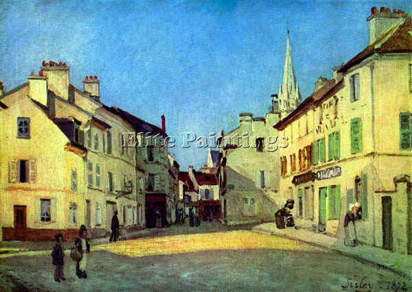 ALFRED SISLEY PLACE AT ARGENTEUIL ARTIST PAINTING REPRODUCTION HANDMADE OIL DECO