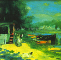 RENOIR PLACE FOR BADING ARTIST PAINTING REPRODUCTION HANDMADE CANVAS REPRO WALL