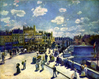 RENOIR PONT NEUF ARTIST PAINTING REPRODUCTION HANDMADE OIL CANVAS REPRO WALL ART