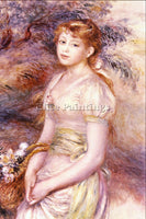 RENOIR PORTRAIT ARTIST PAINTING REPRODUCTION HANDMADE CANVAS REPRO WALL  DECO