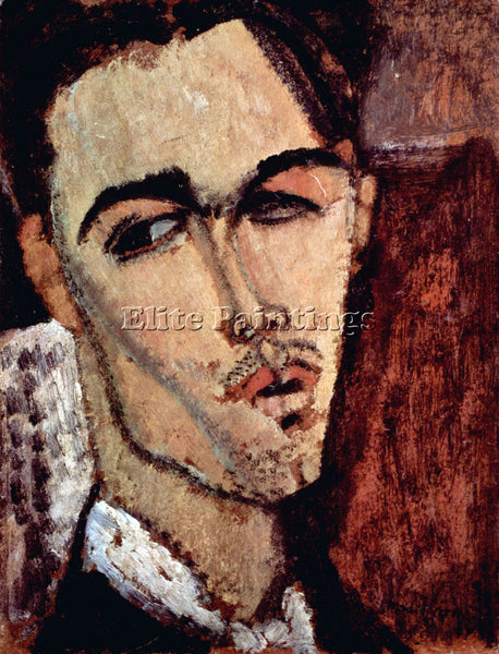 AMEDEO MODIGLIANI PORTRAIT OF CELSO LAGA  ARTIST PAINTING REPRODUCTION HANDMADE
