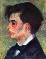 RENOIR PORTRAIT OF GEORGES RIVIERE ARTIST PAINTING REPRODUCTION HANDMADE OIL ART
