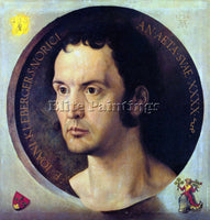 DURER PORTRAIT OF JOHANNES KLEBERGER ARTIST PAINTING REPRODUCTION HANDMADE OIL