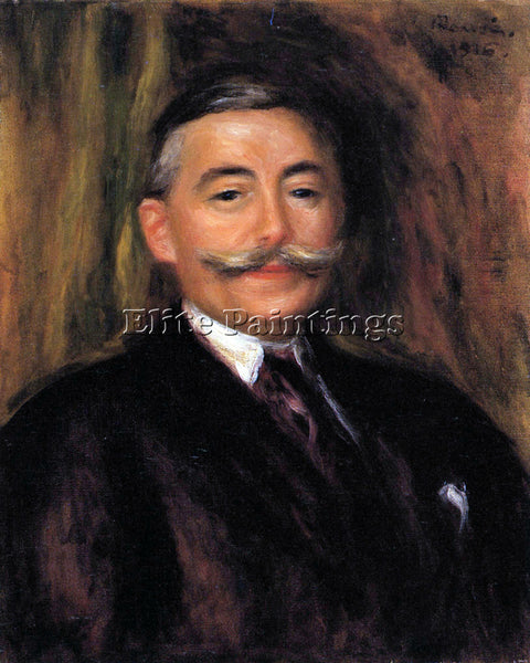 RENOIR PORTRAIT OF MAURICE GANGNAT ARTIST PAINTING REPRODUCTION HANDMADE OIL ART