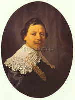 REMBRANDT PORTRAIT OF PHILIPS LUKASZ ARTIST PAINTING REPRODUCTION HANDMADE OIL
