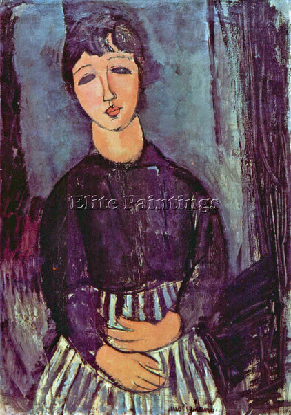 AMEDEO MODIGLIANI PORTRAIT OF ZOFE  ARTIST PAINTING REPRODUCTION HANDMADE OIL