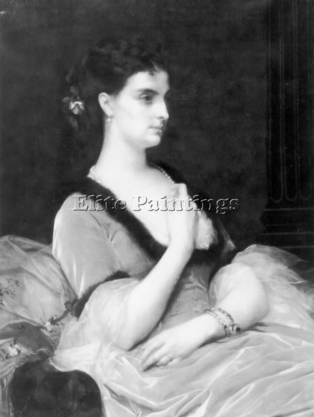 ALEXANDRE CABANEL PORTRAIT OF A LADY ARTIST PAINTING REPRODUCTION HANDMADE OIL