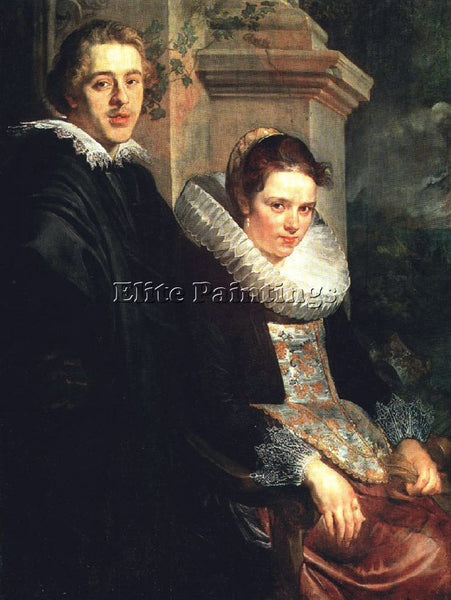 JACOB JORDAENS PORTRAIT OF A YOUNG MARRIED COUPLE ARTIST PAINTING REPRODUCTION