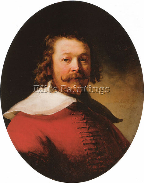REMBRANDT PORTRAIT OF A BEARDED MAN ARTIST PAINTING REPRODUCTION HANDMADE OIL