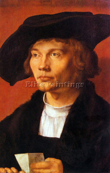DURER PORTRAIT OF A YOUNG MAN 3 ARTIST PAINTING REPRODUCTION HANDMADE OIL CANVAS