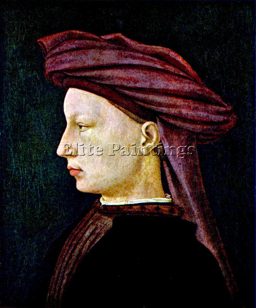 MASACCIO PORTRAIT OF A YOUTH IN PROFILE ARTIST PAINTING REPRODUCTION HANDMADE