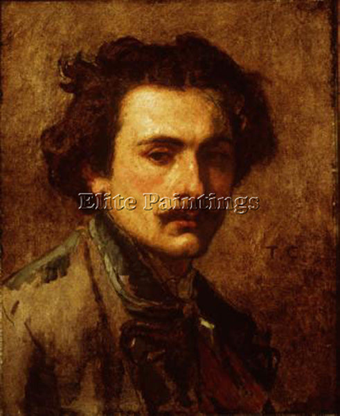 THOMAS COUTURE PORTRAIT OF THE ARTIST ARTIST PAINTING REPRODUCTION HANDMADE OIL