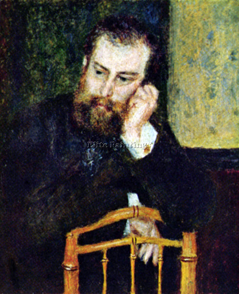 RENOIR PORTRAIT OF THE PAINTER ALFRED SISLEY 1  ARTIST PAINTING REPRODUCTION OIL