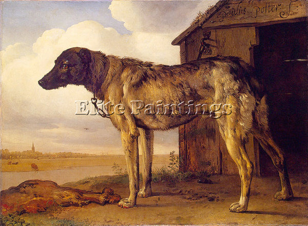 PAULUS POTTER POTTER 50HOUND ARTIST PAINTING REPRODUCTION HANDMADE CANVAS REPRO
