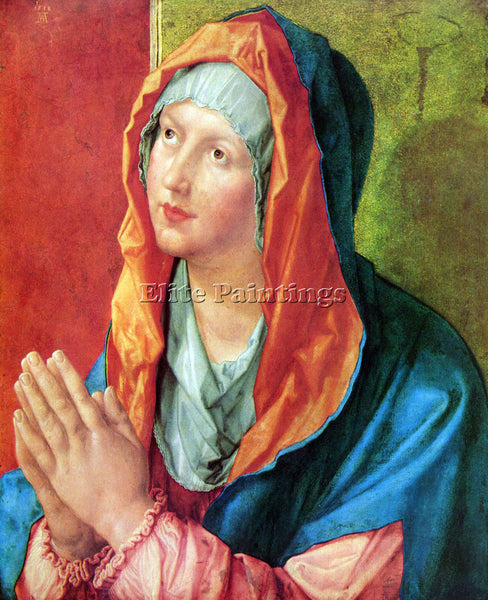 DURER PRAYING MARY ARTIST PAINTING REPRODUCTION HANDMADE CANVAS REPRO WALL DECO