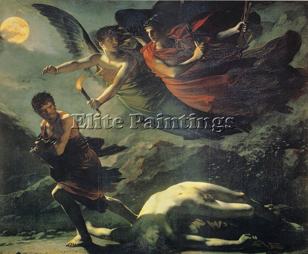 PIERRE-PAUL PRUD'HON JUSTICE AND DIVINE VENGEANCE PURSUING CRIME ARTIST PAINTING