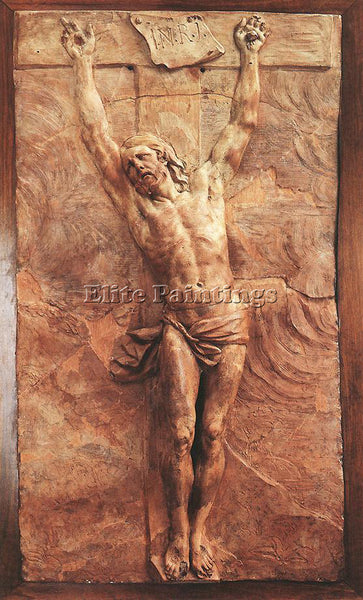 PIERRE PUGET CHRIST DYING ON THE CROSS ARTIST PAINTING REPRODUCTION HANDMADE OIL