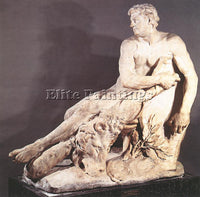 PIERRE PUGET HERCULES AT REST ARTIST PAINTING REPRODUCTION HANDMADE CANVAS REPRO