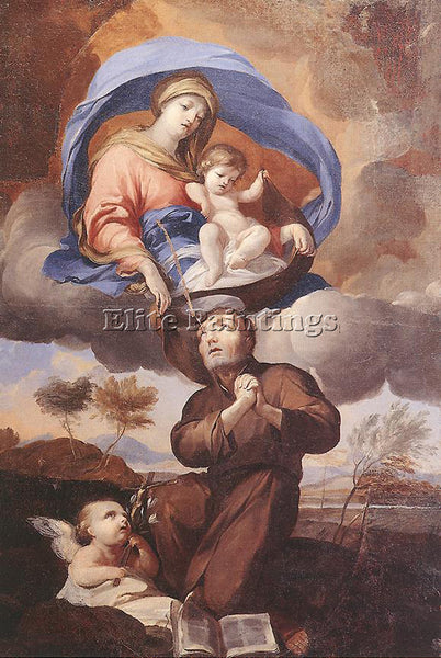 PIERRE PUGET VIRGIN GIVING THE SCAPULAR TO ST SIMON STOCK ARTIST PAINTING CANVAS