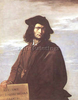 SALVATOR ROSA SELF PORTRAIT 1641 ARTIST PAINTING REPRODUCTION HANDMADE OIL REPRO