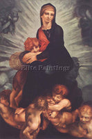ROSSO FIORENTINO MADONNA AND CHILD WITH PUTTI ARTIST PAINTING REPRODUCTION OIL