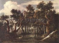 JACOB VAN RUISDAEL THE MARSH IN A FOREST ARTIST PAINTING REPRODUCTION HANDMADE