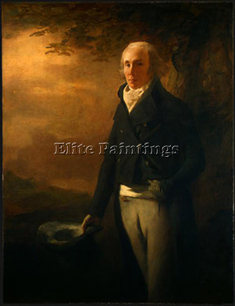 SIR HENRY RAEBURN DAVID ANDERSON 1790 ARTIST PAINTING REPRODUCTION HANDMADE OIL