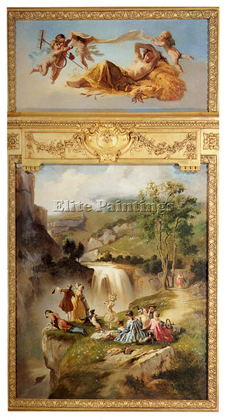 CHARLES DIODORE RAHOULT ALLEGORY OF SUMMER ARTIST PAINTING REPRODUCTION HANDMADE