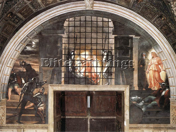 RAPHAEL THE LIBERATION OF ST PETER ARTIST PAINTING REPRODUCTION HANDMADE OIL ART
