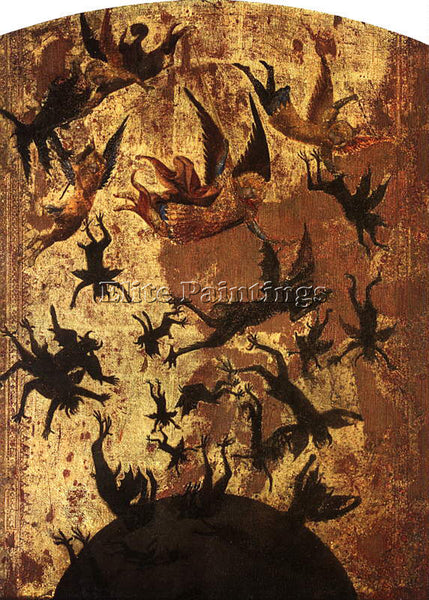 FRENCH REBEL ANGELS MASTER OF THE FRENCH EARLY 1300S ARTIST PAINTING HANDMADE