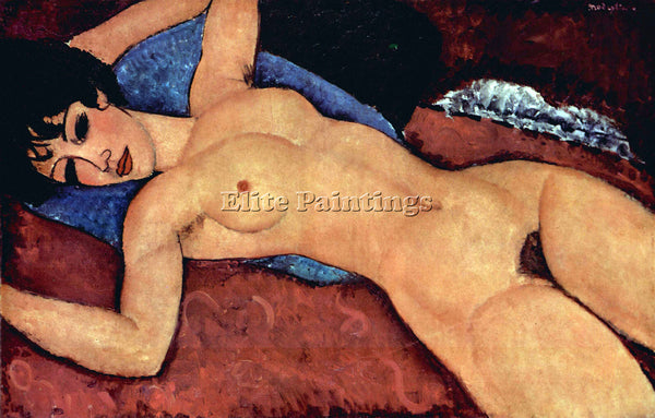 AMEDEO MODIGLIANI RECLINING NUDE BY MODIGLIANI ARTIST PAINTING REPRODUCTION OIL