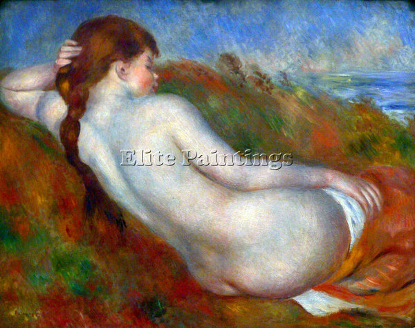 RENOIR RECLINING NUDE ARTIST PAINTING REPRODUCTION HANDMADE OIL CANVAS REPRO ART