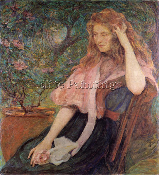 ROBERT REID THE PINK CAPE ARTIST PAINTING REPRODUCTION HANDMADE OIL CANVAS REPRO