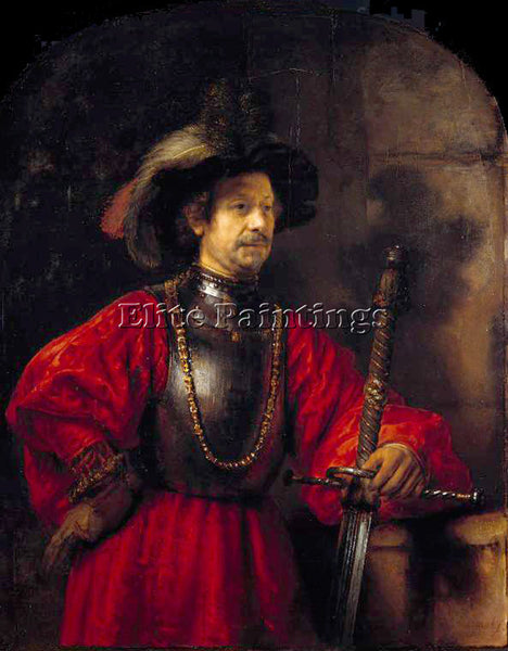 REMBRANDT 50MILIT ARTIST PAINTING REPRODUCTION HANDMADE CANVAS REPRO WALL DECO