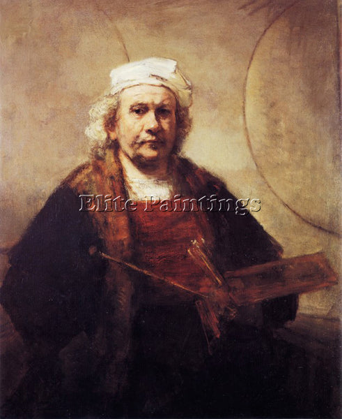 REMBRANDT 65SELF ARTIST PAINTING REPRODUCTION HANDMADE OIL CANVAS REPRO WALL ART