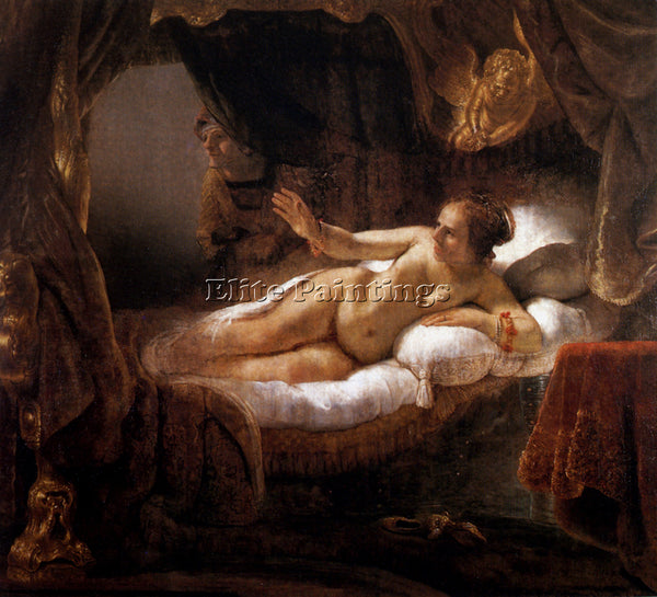 REMBRANDT DANAE 1 ARTIST PAINTING REPRODUCTION HANDMADE CANVAS REPRO WALL DECO