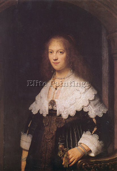 REMBRANDT MARIA TRIP ARTIST PAINTING REPRODUCTION HANDMADE OIL CANVAS REPRO WALL