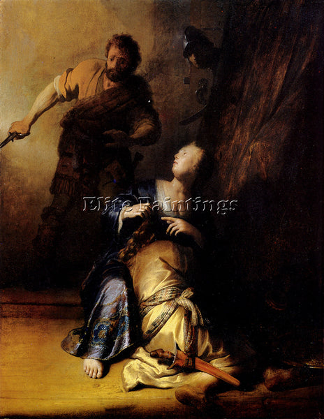 REMBRANDT SAMSON AND DELILAH ARTIST PAINTING REPRODUCTION HANDMADE CANVAS REPRO