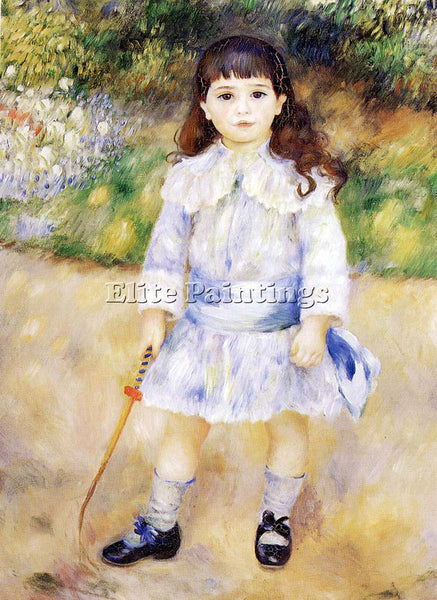 PIERRE AUGUSTE RENOIR CHILD WITH A WHIP ARTIST PAINTING REPRODUCTION HANDMADE
