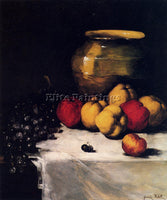 GERMAIN THEODURE CLEMENT RIBOT A STILL LIFE WITH APPLES AND GRAPES REPRODUCTION